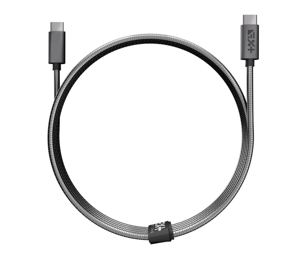 NEXT ONE Kabel Metallic USB-C / USB-C 1,2 m space gray - 1318722 - zdjęcie
